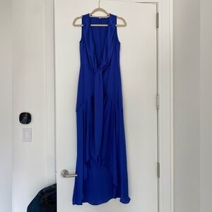 Ramy Brook Silk Blue Dress